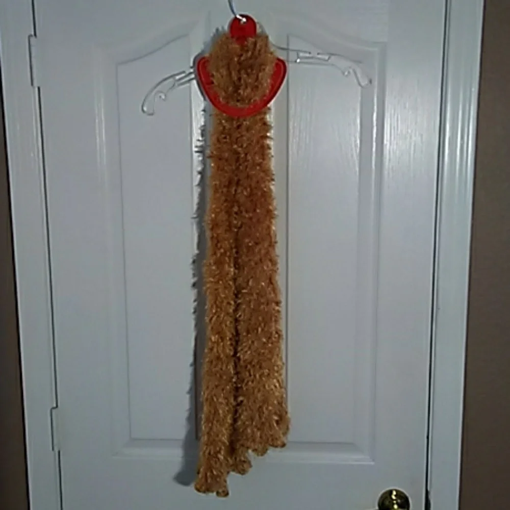 FINAL MARKDOWN GOLDENROD Tubular Stretchy Polyester Scarf